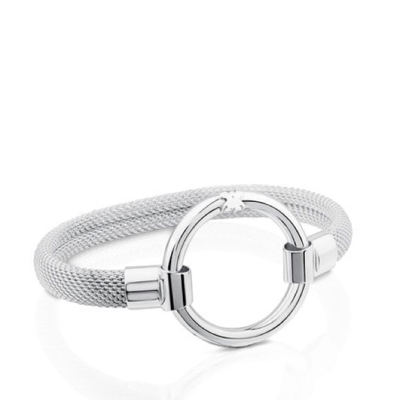 NWT Tous Hold Bracelet- Silver - Picture 2 of 9